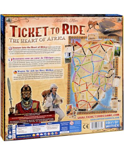 Extensie joc de societate Ticket to Ride - Heart of Africa - 2