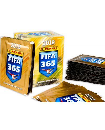 Panini FIFA 365 2019 - Cutie cu 50 pachete: 250 buc. stickere - 2