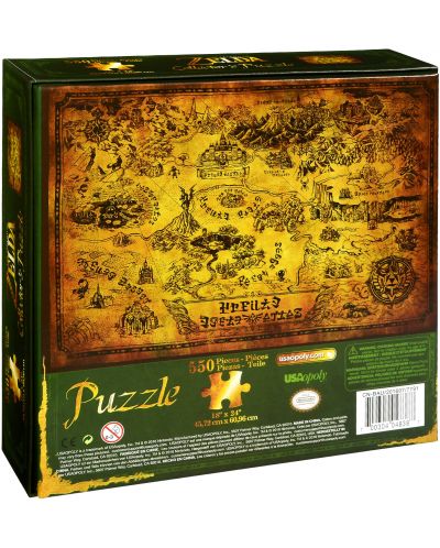 Puzzle Vistoenpantalla de 550 piese – Harta Hyrule - 2