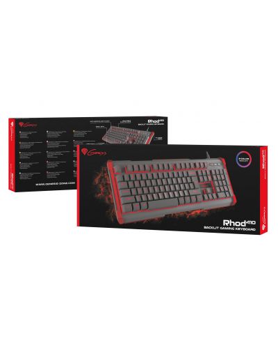 Tastatura gaming Genesis - Rhod 410, Us Layout - 4