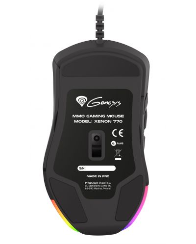 Mouse gaming Genesis - Xenon 770, negru - 12