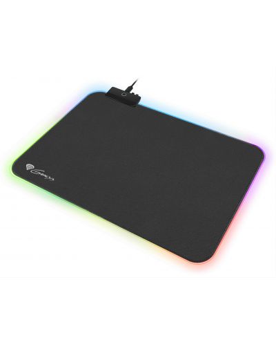 Mousepad gaming Genesis - Boron 500, M, RGB, negru	 - 1
