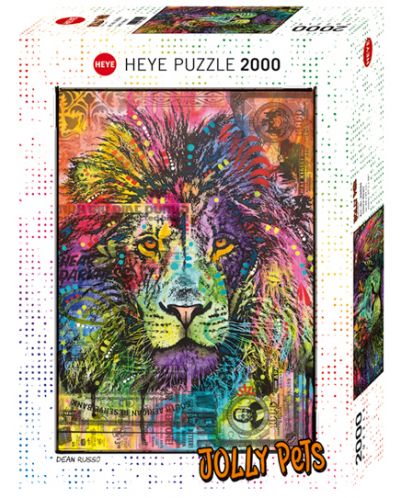 Puzzle Heye de 2000 piese - Inima de leu - 1