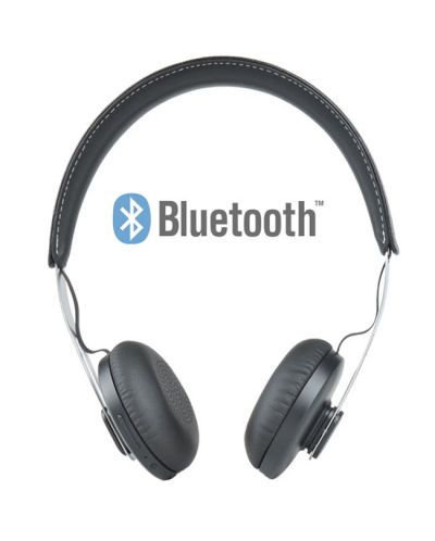 Casti cu microfon Microlab T3 - Bluetooth, wireless negre - 1