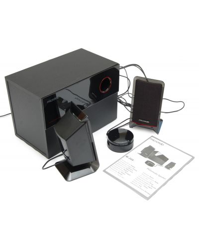 Boxe Microlab M200 - 2.1, Bluetooth, negre - 2
