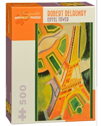 Puzzle Pomegranate de 500 piese - Turnul Eiffel, Robert Delaunay - 1