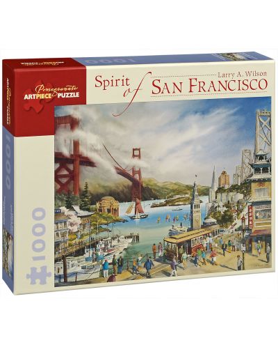 Puzzle Pomegranate de 1000 piese - Viata in San Francisco, Larry Wilson - 1