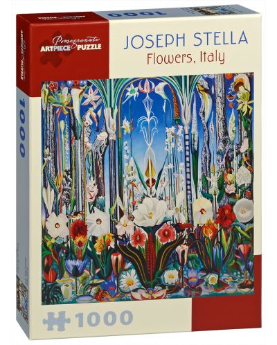 Puzzle Pomegranate de 1000 piese - Flori in Italia, Joseph Stella - 1