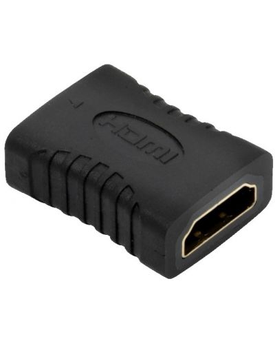 Adaptor QED - Connect, HDMI-F/HDMI-F, negru - 1