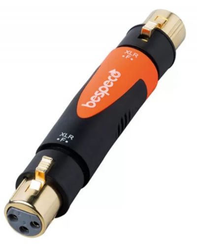 Adaptor Bespeco - SLAD525, XLR - XLR, negru/portocaliu - 2