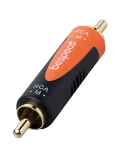 Adaptor Bespeco - SLAD325, RCA - RCA, negru/portocaliu - 2