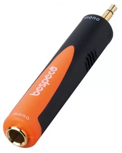 Adaptor Bespeco - SLAD100, 3,5 mm - 6,3 mm, negru/portocaliu - 2