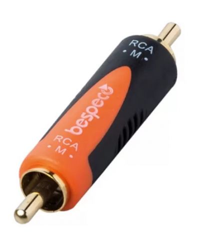 Adaptor Bespeco - SLAD325, RCA - RCA, negru/portocaliu - 1