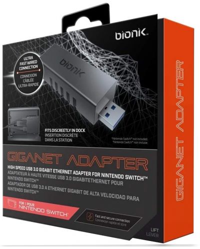 Adaptor Bionik - Giganet USB 3.0 (Nintendo Switch) - 5