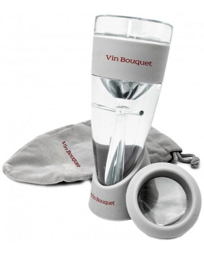 Aerator cu filtru, suport și pungă Vin Bouquet - 1