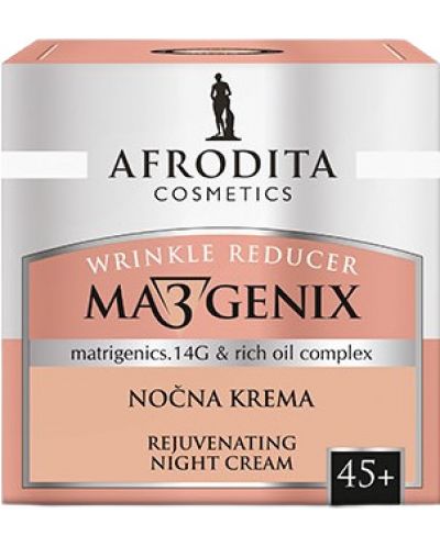 Afrodita Ma3genix Crema de noapte fermanta, 45+, 50 ml - 1