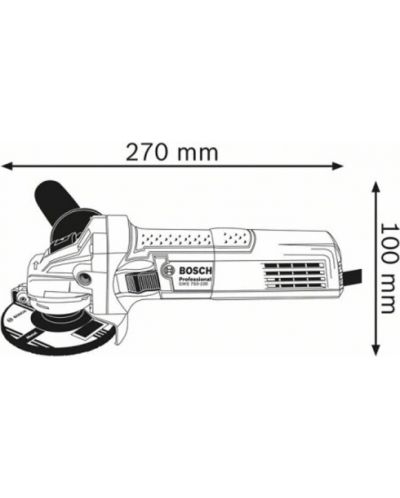 Șlefuitor unghiular Bosch - Professional GWS 750, 750 W, Ø 115 mm	 - 3