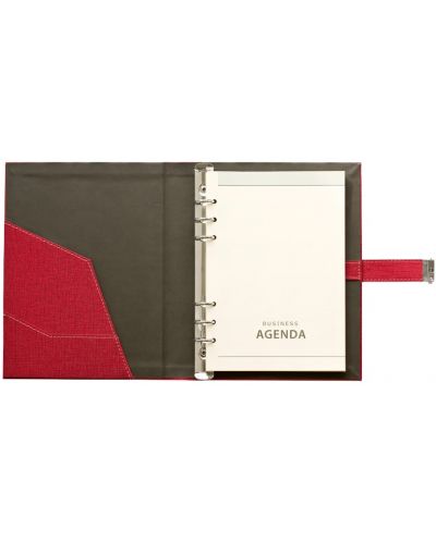 Agenda Lemax - Elegans, А5, cu mecanism, roșu - 2