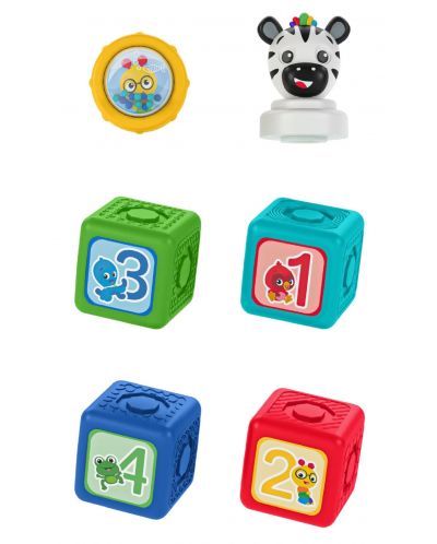 Jucărie activă Baby Einstein - Cuburi, Add & Stack, 6 piese - 2