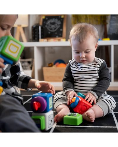 Jucărie activă Baby Einstein - Cuburi, Bridge & Learn, 15 piese - 5
