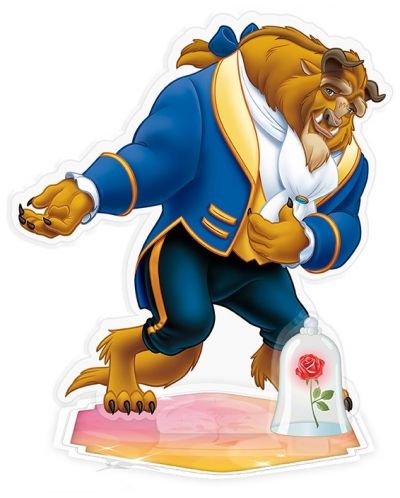 Figurină acrilică ABYstyle Disney: Beauty & The Beast - Beast, 10 cm - 1