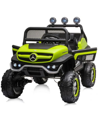 Mașinuță electrică jeep Chipolino - Mercedes Unimog, verde - 10