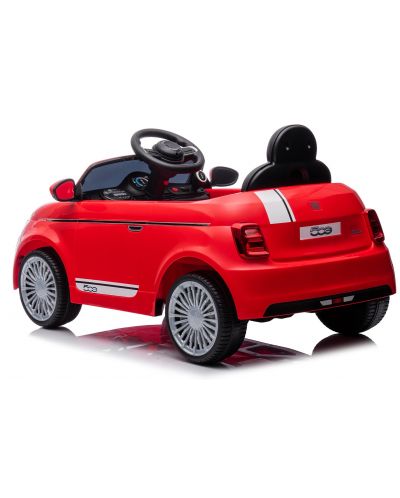 Mașină cu acumulator Chipolino - Fiat 500, roșu - 4