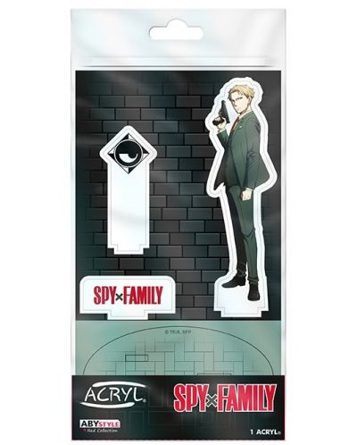 Figură acrilică ABYstyle Animation: Spy x Family - Loid Forger, 10 cm - 2