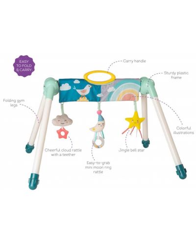 Gimnastica activa cu picioare rabatabile Taf Toys - Mini Moon - 2