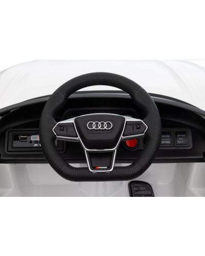 Mașină cu baterii Moni - Audi RS e-tron, alb  - 8