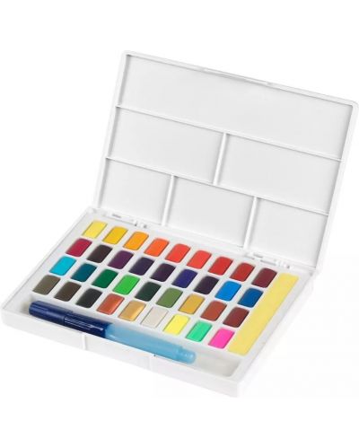 Vopsele de acuarelă Faber-Castell - 36 de culori, În cutie - 2