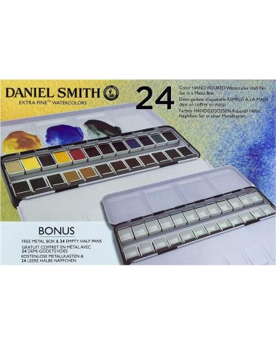 Set de acuarelă Daniel Smith - 24 culori - 1