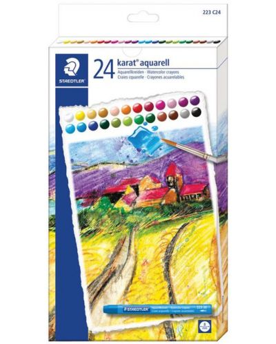 Staedtler Design Journey Watercolour Crayons - 24 culori - 1