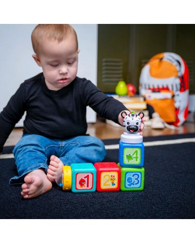 Jucărie activă Baby Einstein - Cuburi, Add & Stack, 6 piese - 3