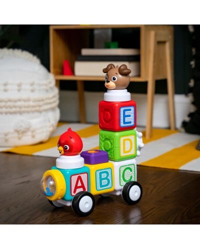 Jucărie activă Baby Einstein - Cuburi, Connect & Create, 24 piese - 2