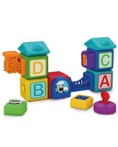 Jucărie activă Baby Einstein - Cuburi, Bridge & Learn, 15 piese - 4