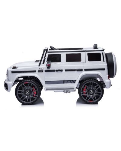 Mașina cu acumulator pentru copii Chipolino - Mercedes G63 AMG, alb - 3