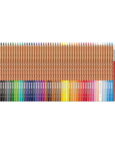 Creioane acuarele Maped Water Artist - 48 culori, in cutie metalica	 - 2