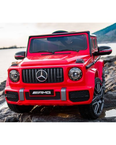 Mașină electrică pentru copii Chipolino - Mercedes G63 AMG, roșie - 4