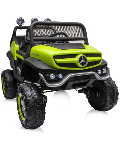 Mașinuță electrică jeep Chipolino - Mercedes Unimog, verde - 9