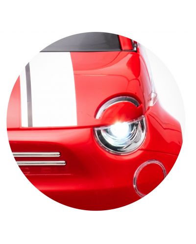 Mașină cu acumulator Chipolino - Fiat 500, roșu - 9