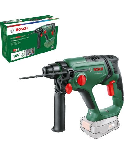 Perforator cu acumulator  Bosch - Universal Hammer, 18V, 2 J, 2.000 ot/min, 2.5 Ah, fără baterie - 2