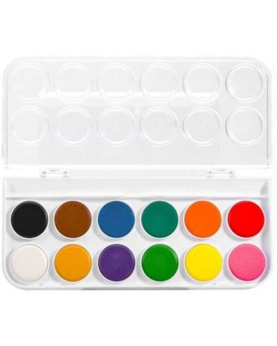 Acuarela Deli Color Emotion - EC15-12, 12 culori + pensula - 2