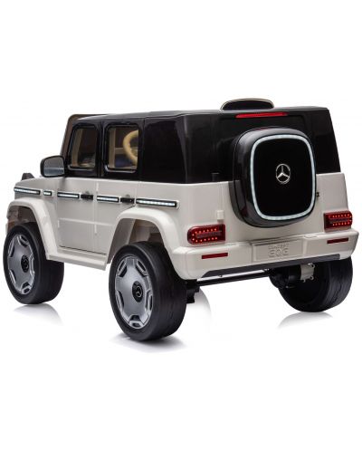 Mașinuță electrică jeep Chipolino - Mercedes EQG, alb - 4