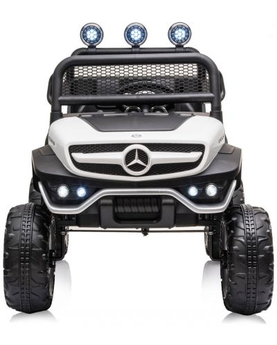 Mașinuță electrică jeep Chipolino - Mercedes Unimog, alb - 2