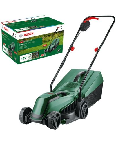 Mașină de tuns iarba cu acumulator Bosch - Easy Mower, 18V-32-200, 31 l, cu baterie 4.0 Ah - 4