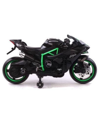 Motocicleta cu acumulator cu trei roti Moni - Ninja, neagra - 3