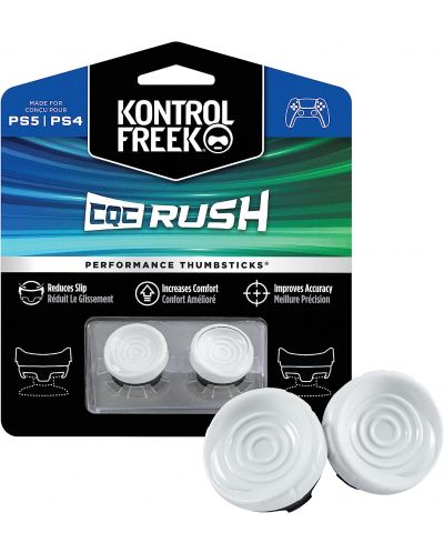 Accesoriu KontrolFreek - Performance Thumbsticks CQC Rush, alb (PS4/PS5) - 1