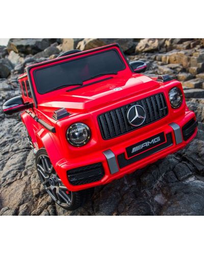 Mașină electrică pentru copii Chipolino - Mercedes G63 AMG, roșie - 2