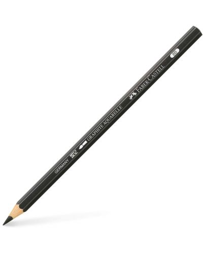 Creion acuarela Faber-Castell - Graphite Aquarelle, 8B - 2
